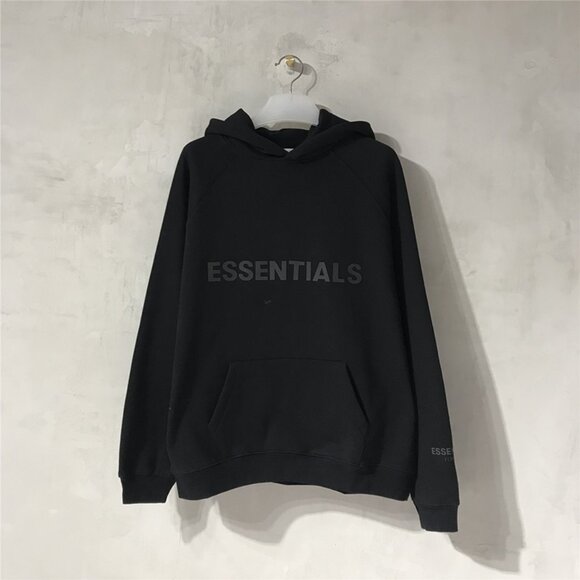 Fear of God Black Hooded Sweatshirt - Picture 1 of 8